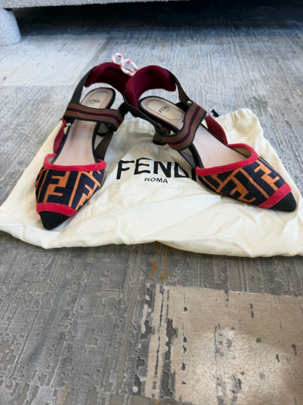 Fendi kitten heels